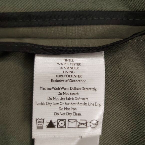 Eddie Bauer Travex Jacket Mens 2XL Green Softshell Full Zip Hiking Outdoor - Picture 12 of 13